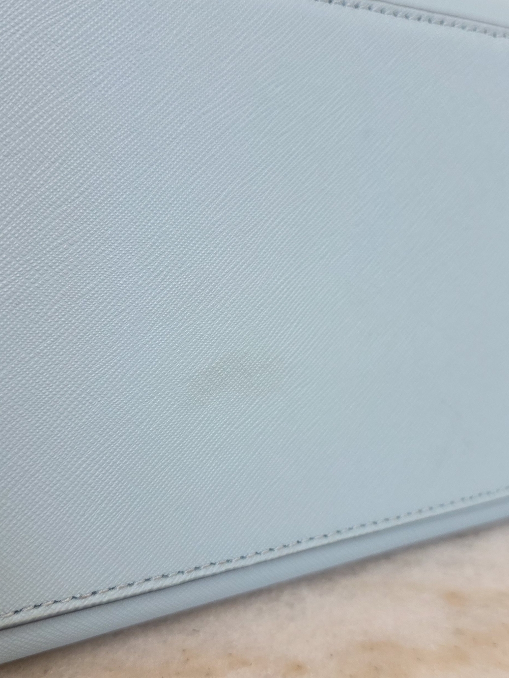Kate Spade Cameron Medium Satchel Seaside Light Blue Saffiano Leather - Picture 16 of 16